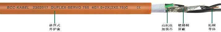 PUR高柔性<a href=http://www.e69cl.cn/product/sfdl/ target=_blank class=infotextkey>伺服電纜</a>
